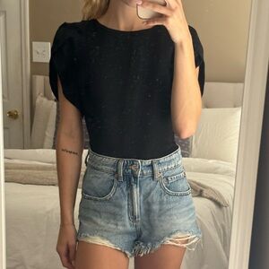 Elegant Black Women's Bodysuit